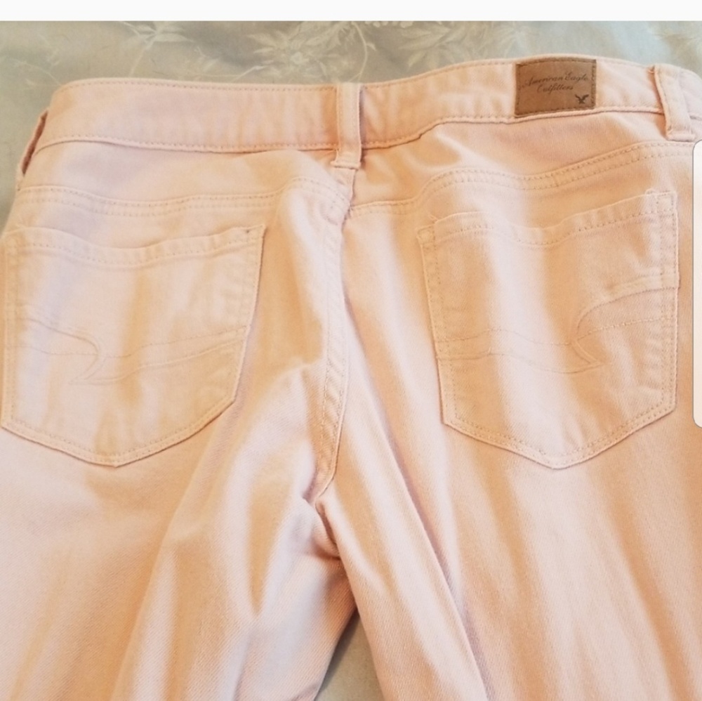 Light Pink American Eagle Skinny Jeans
